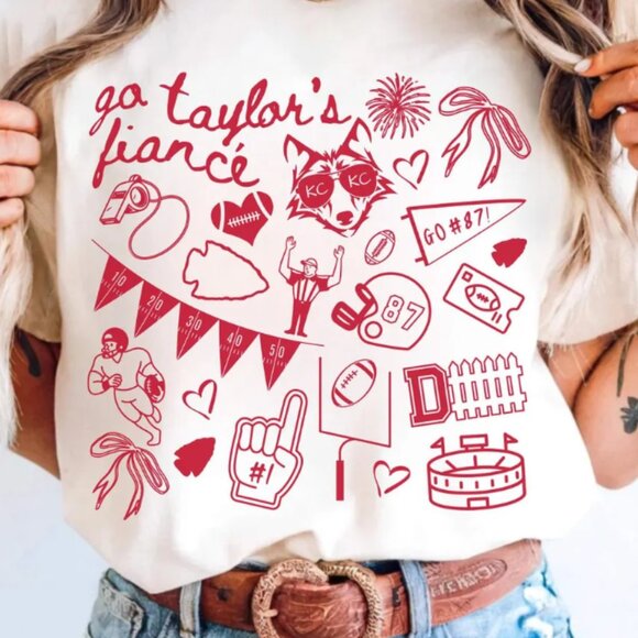 Go Taylor’s Fiance Comfort Colors Shirt,Go Taylor’s Boyfriend Shirt,Taylor 90 - Picture 2 of 5